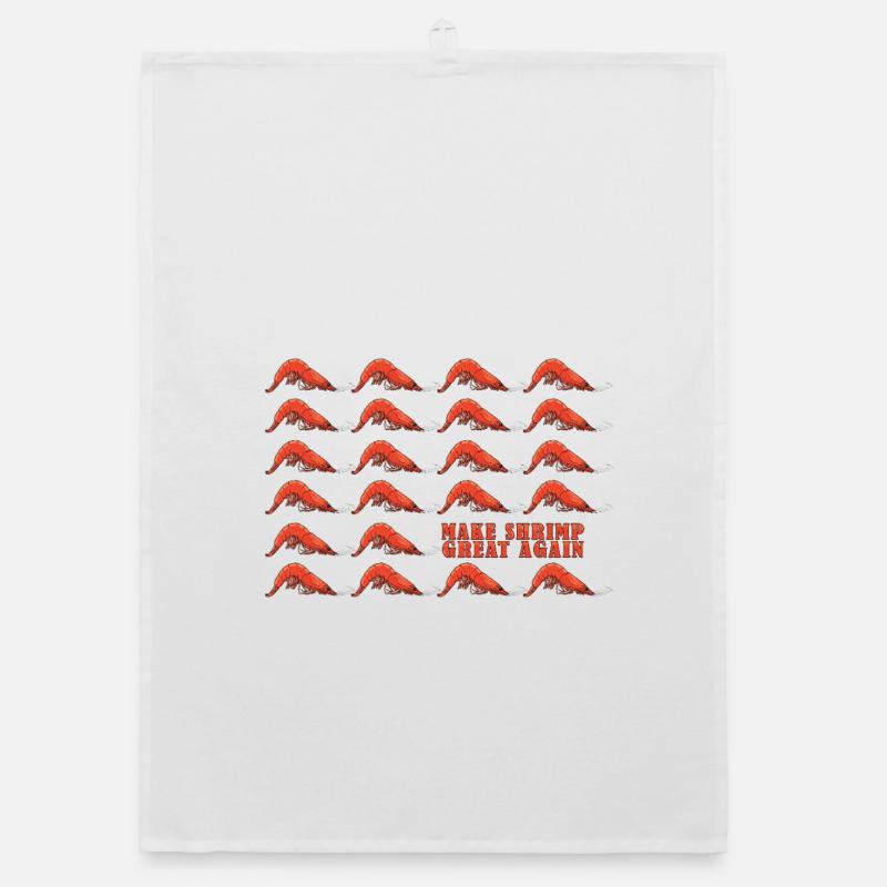 Make Shrimp Great Again Organic dish towel