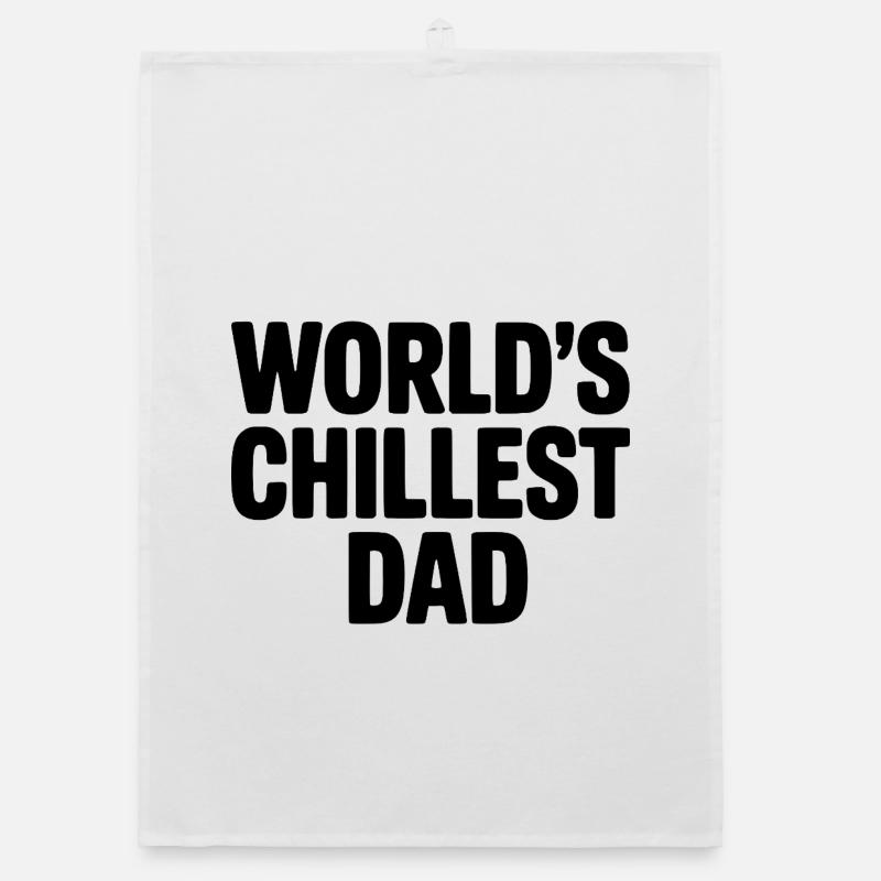 Le Papa le Plus Cool du Monde Torchon bio