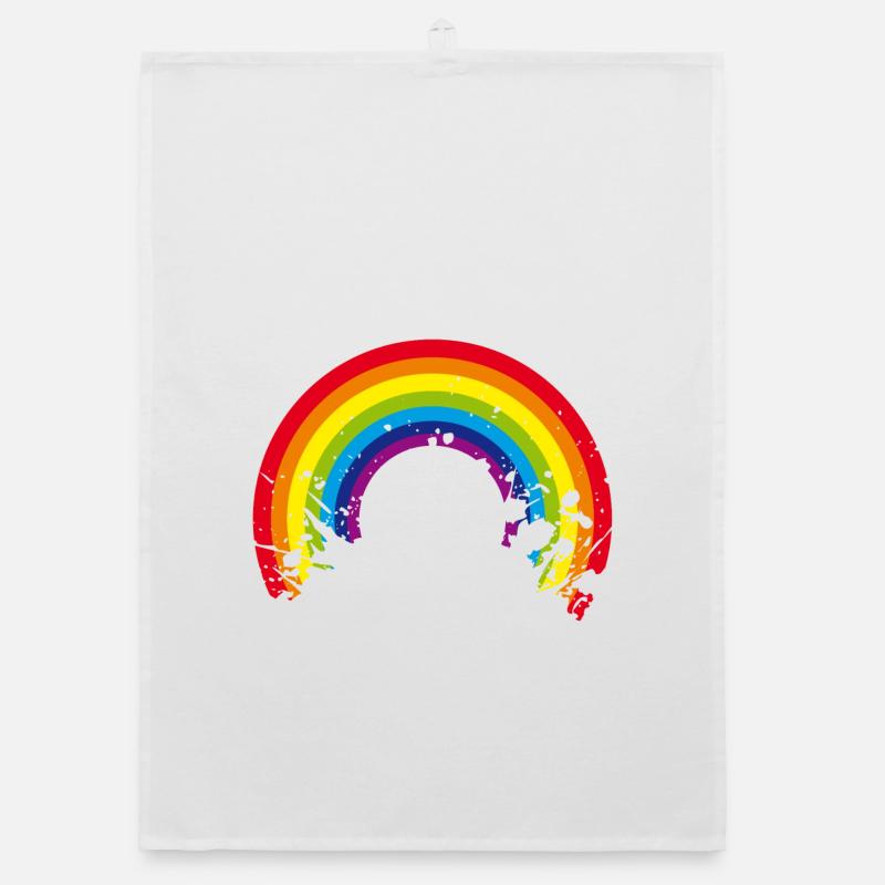 arc-en-ciel Torchon bio