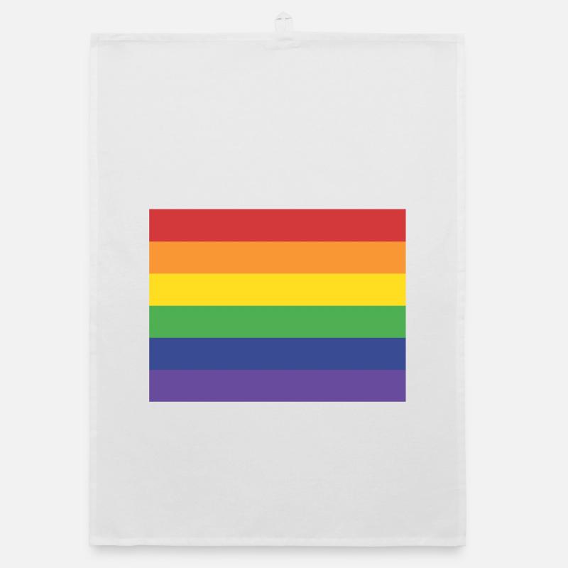 Rainbow flag Torchon bio