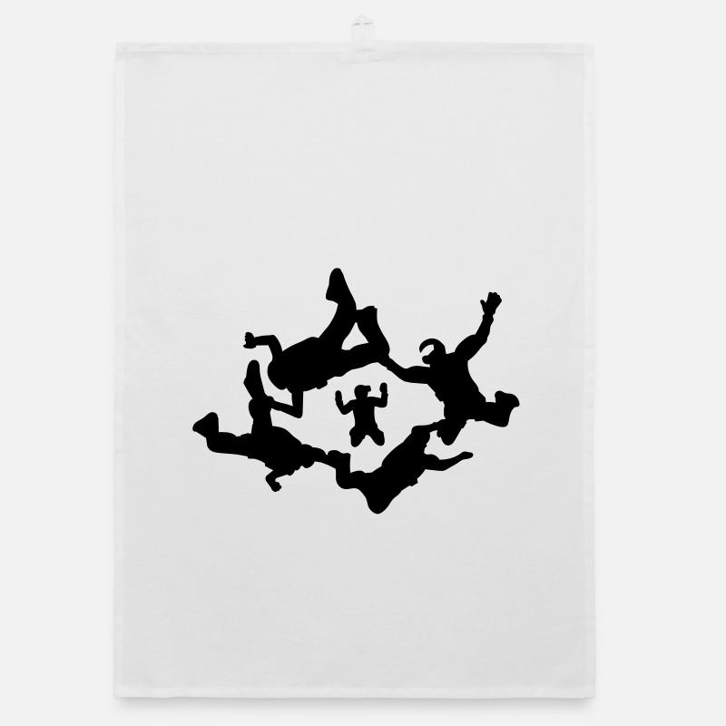 Skydiving Organic Geschirrtuch