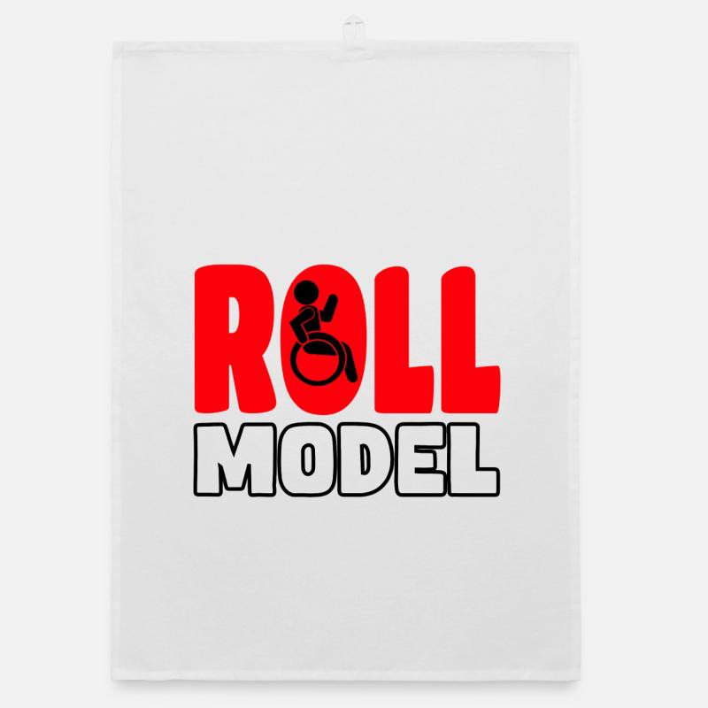 Each wheelchair user is a roll model* Organic dish towel