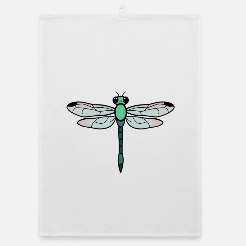 Dragonfly Organic dish towel