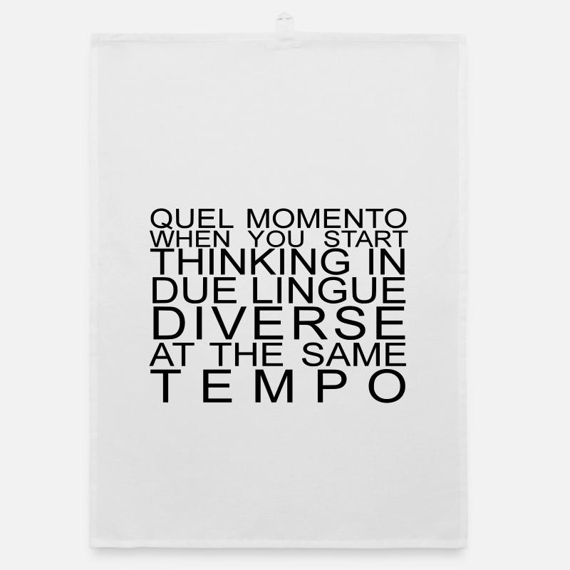 mehrdeutiger Satz Organic Geschirrtuch