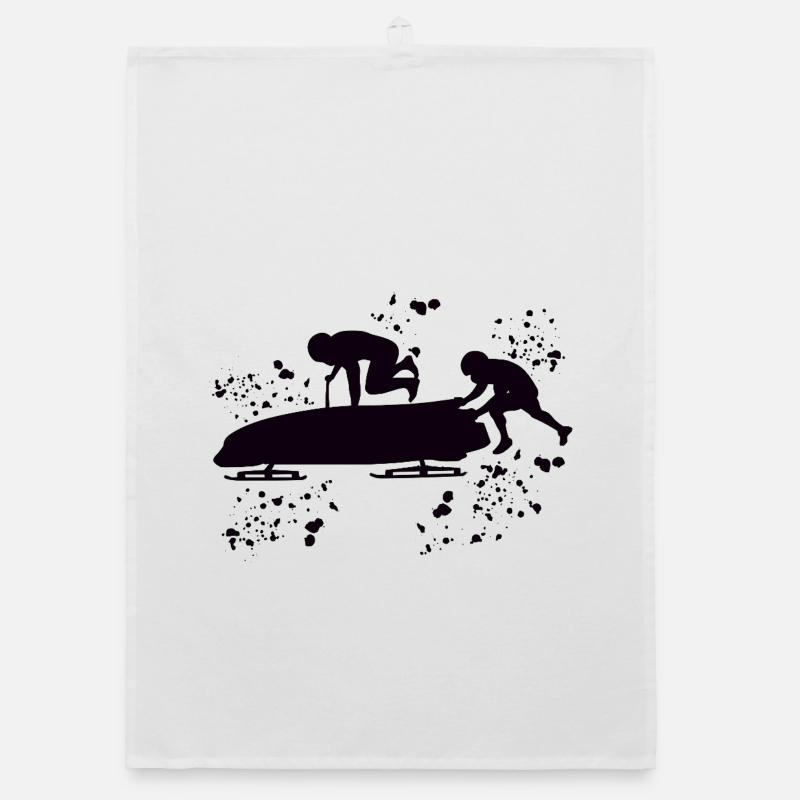 Bobsleigh Two-man Bobsleigh Organic dish towel