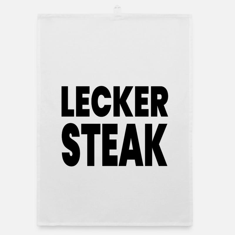 Steak Organic dish towel