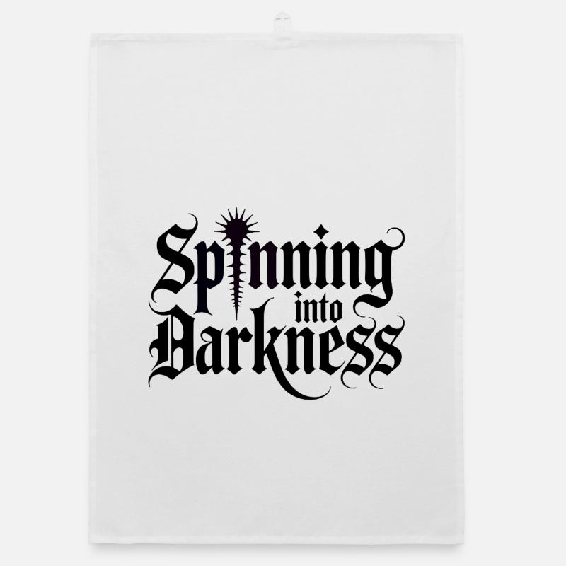 Spindel Design Typography Organic Geschirrtuch