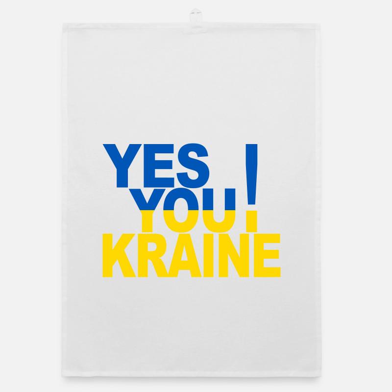 Ja, Ukraine! Organic Geschirrtuch