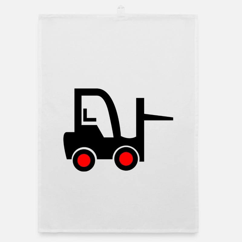 Gabelstapler Organic Geschirrtuch