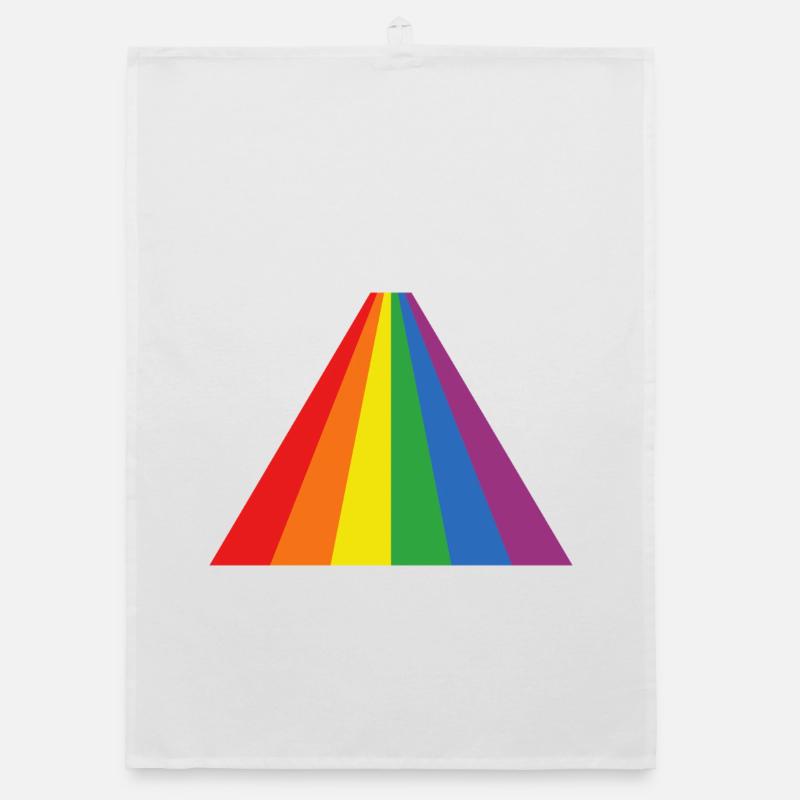 Rainbow Triangle Bold Organic dish towel