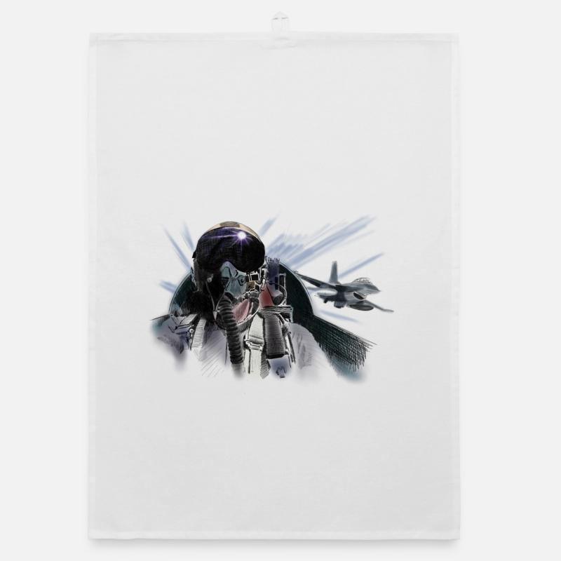 Fighter pilot Organic dish towel