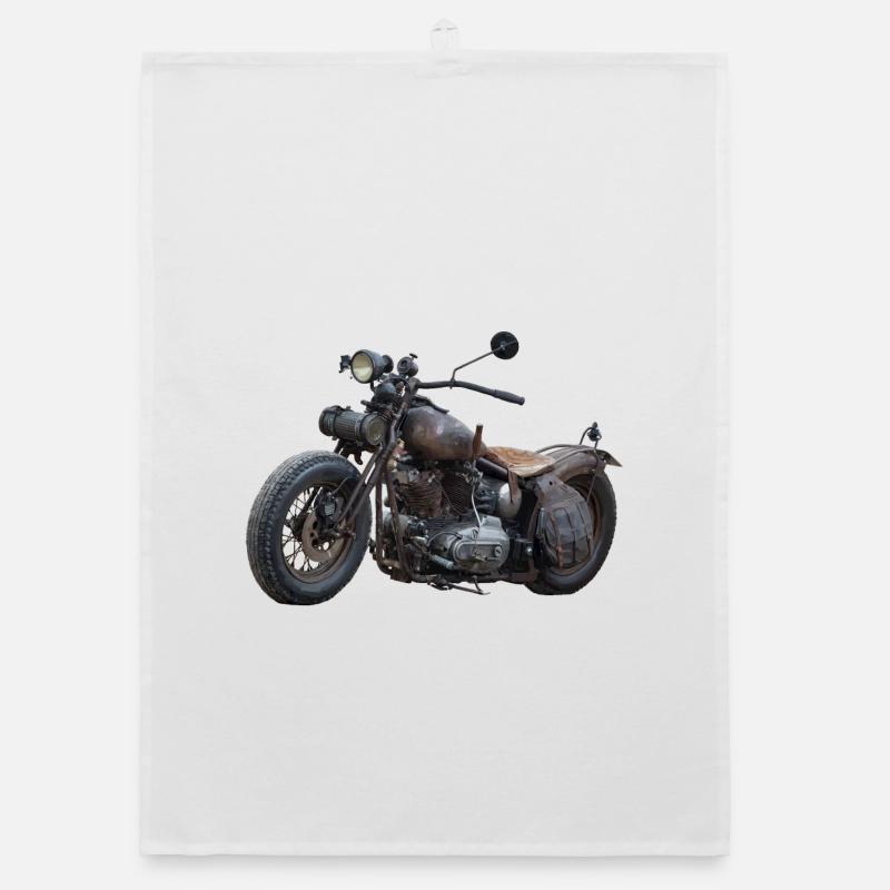 motorcycle Organic dish towel