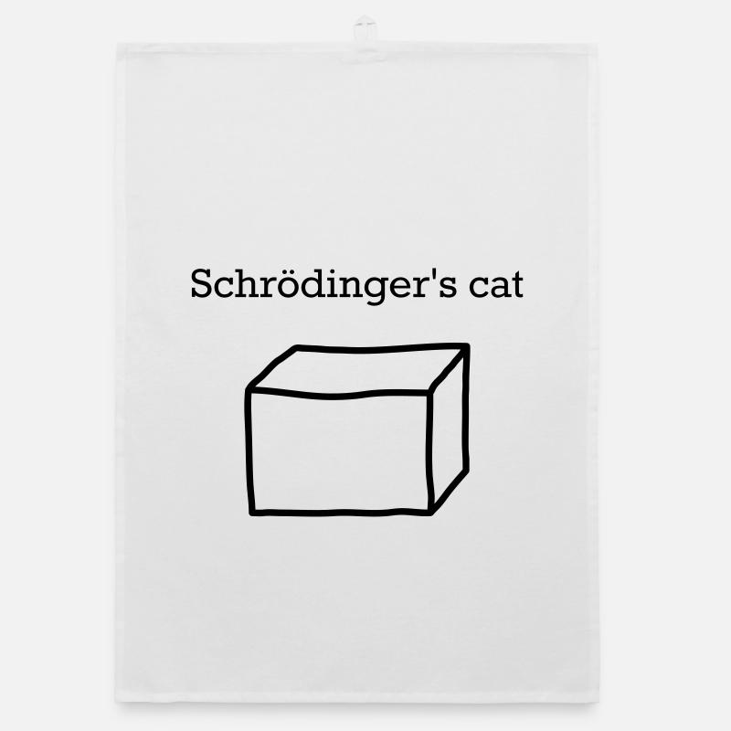 Schrödingers Katze – Lustiges Quantenphysik Nerd Organic Geschirrtuch
