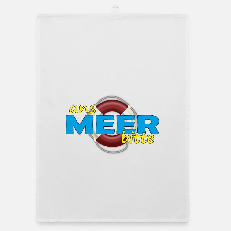 ANS MEER BITTE Organic Geschirrtuch