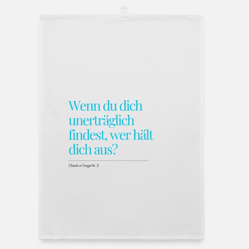 Check-in Question No. 2 Organic dish towel