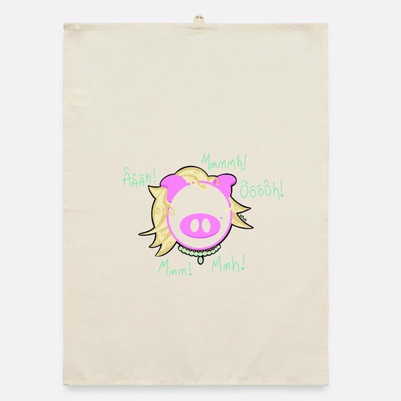 Pig Glam' Explosion Organic dish towel