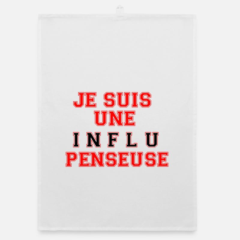 Ich bin ein Influencer Organic Geschirrtuch