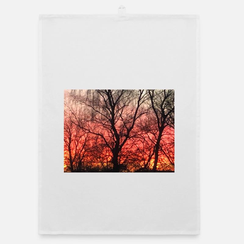 coucher de soleil Torchon bio