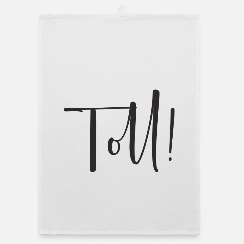 Great – Conception de texte calligraphique Torchon bio