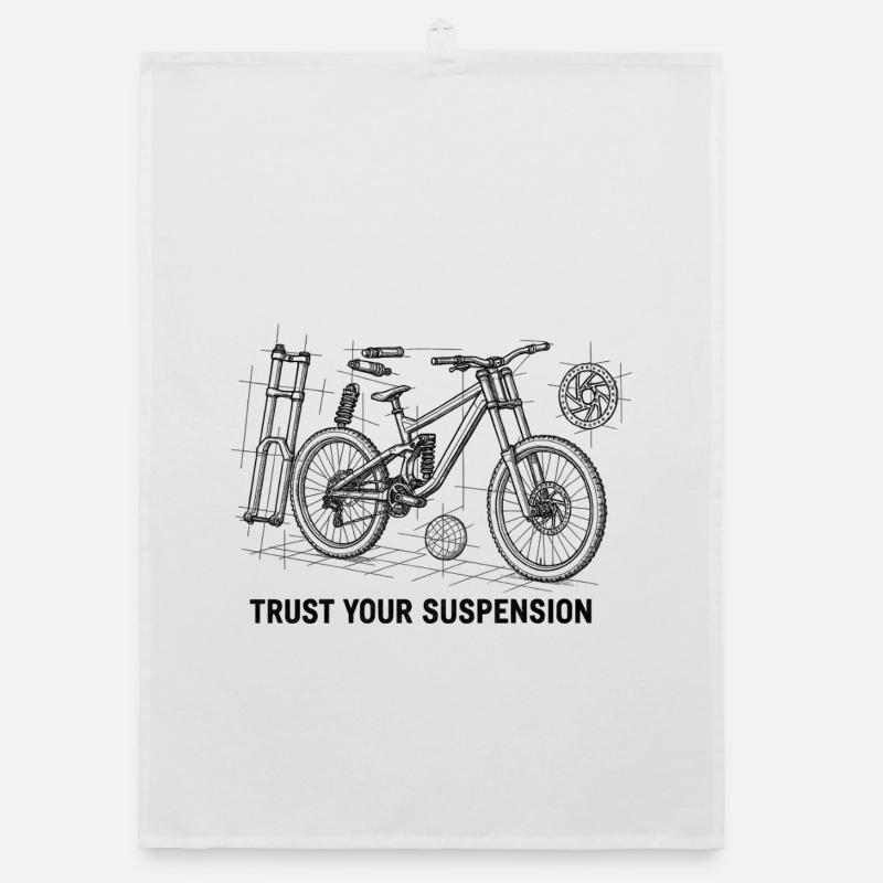 Faites confiance à votre suspension - Vue du vélo DH explosé Torchon bio