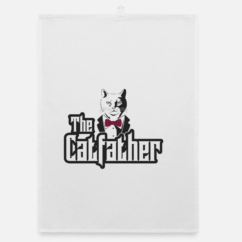 Le Père-Chat Papa Chat Propriétaire de Chat Torchon bio