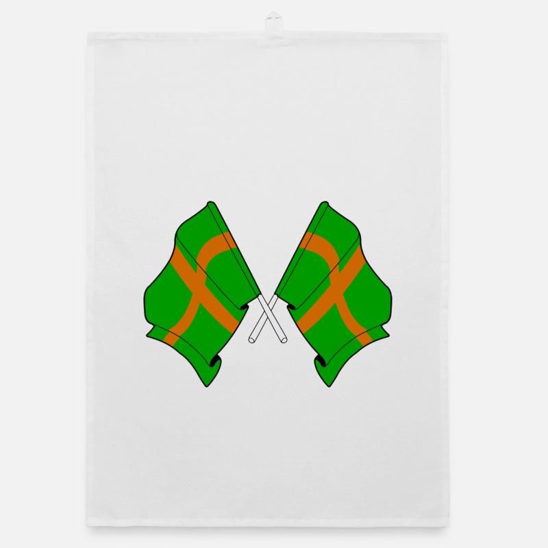 Drapeaux de marche de Nimègue Torchon bio