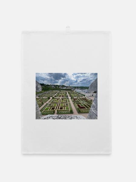 Der Ziergemüsegarten - Organic Geschirrtuch - Weiß - Vorne