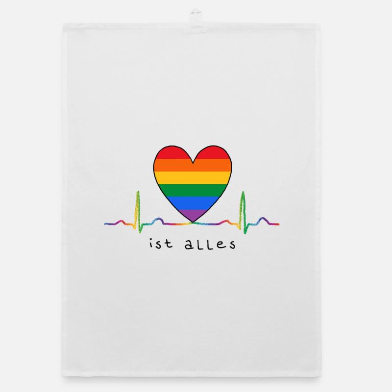 Love is everything Organic dish towel