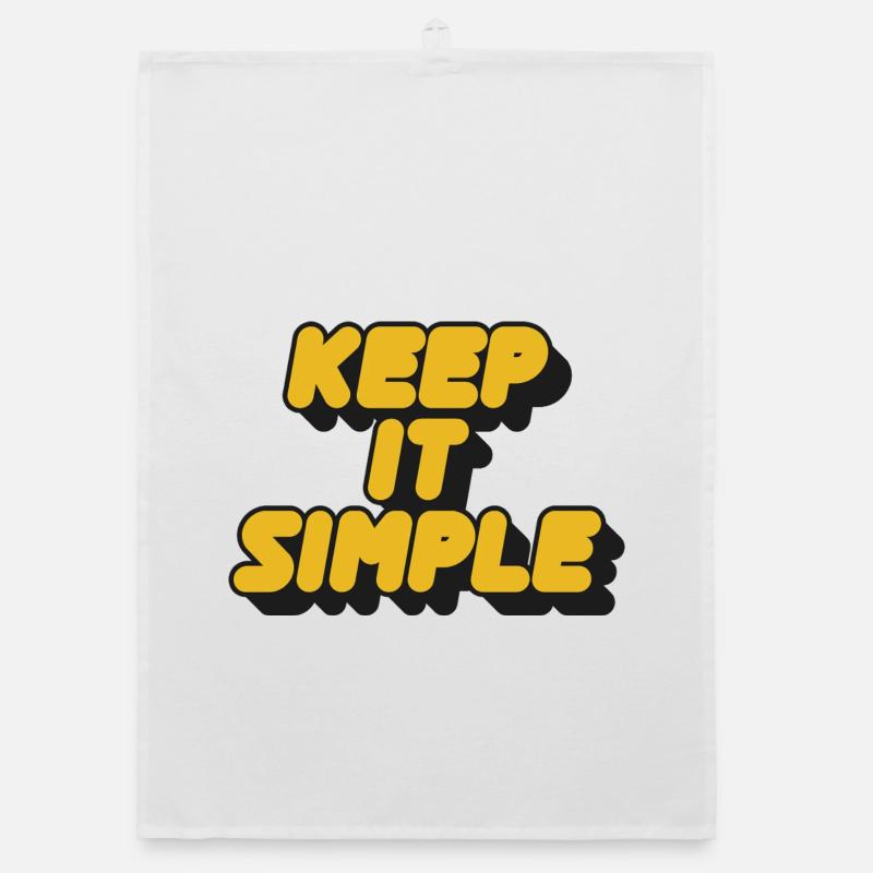 Keep It Simple Retro Bold Organic dish towel