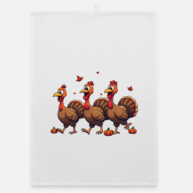 Bébé dinde de Thanksgiving Torchon bio
