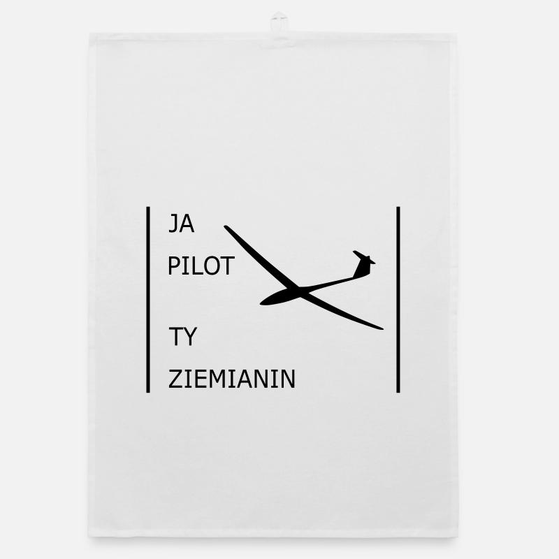 Glider pilot szybowcowy Organic dish towel
