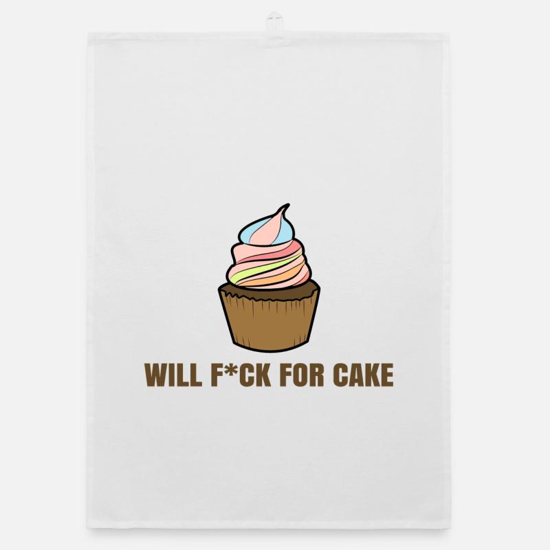 Sweets Cupcake Delicious Dessert Déclaration Torchon bio