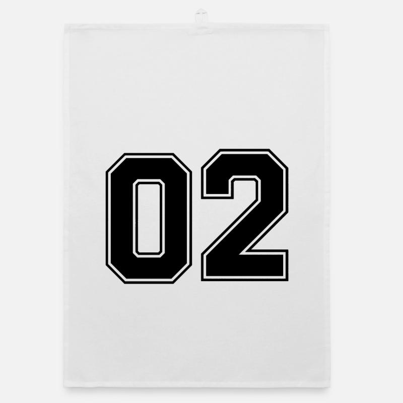 Nummer zwei 2 Organic Geschirrtuch