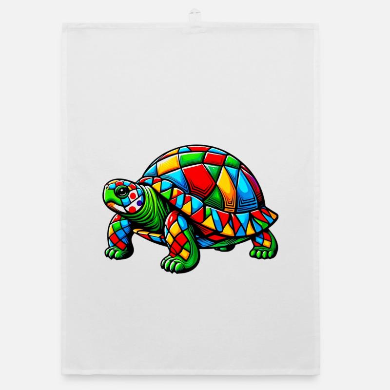 Harlequin Tortoise Organic dish towel