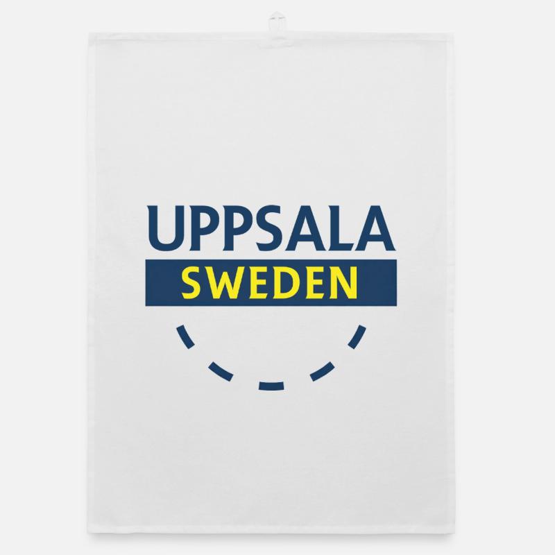 Uppsala Logotype Suède Torchon bio