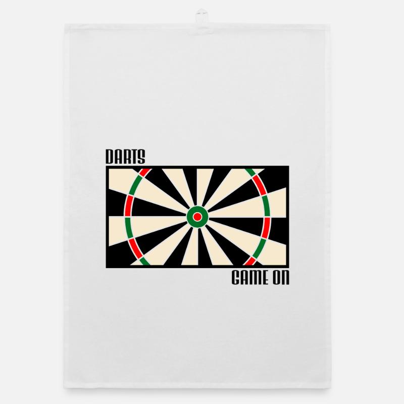Darts,Darts,Dartboard Organic dish towel