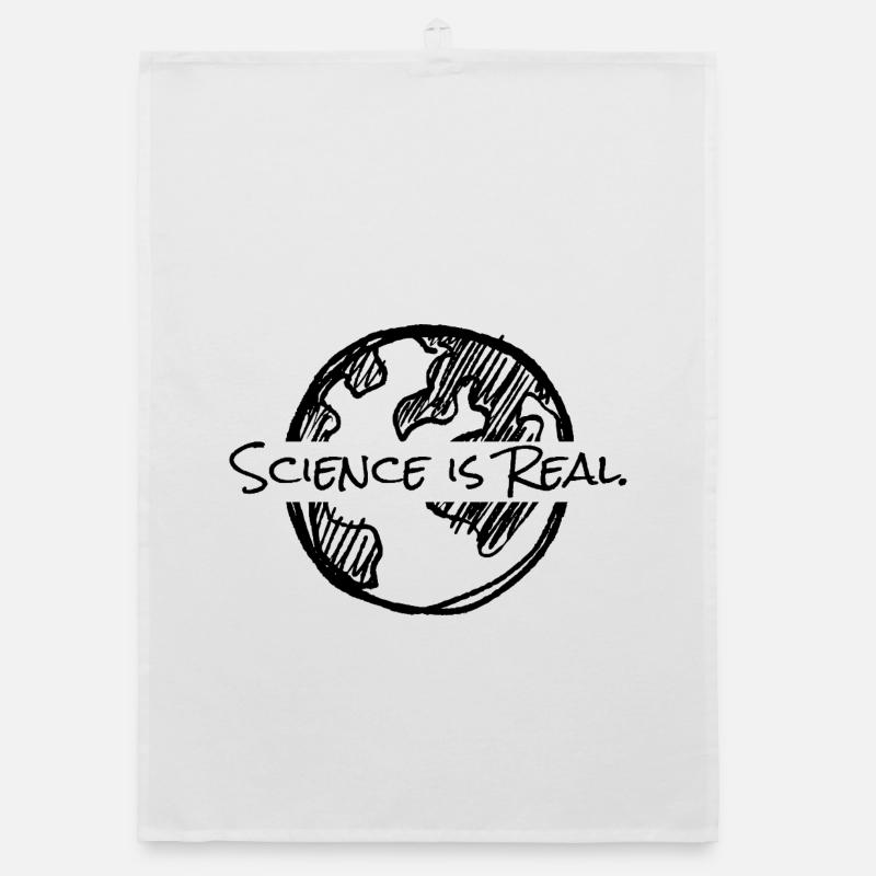 Wissenschaft - Erde Organic Geschirrtuch