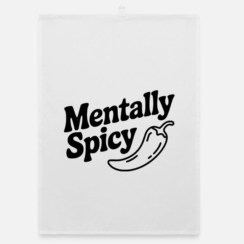 Mental scharf Organic Geschirrtuch