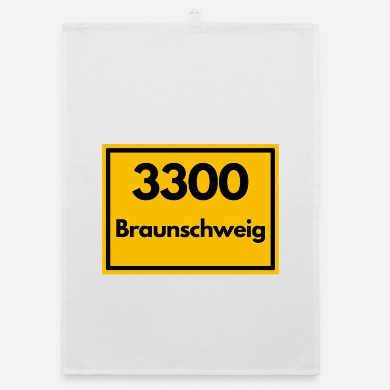 ANCIEN CODE POSTAL RETRO 3300 BRUNSWICK Torchon bio