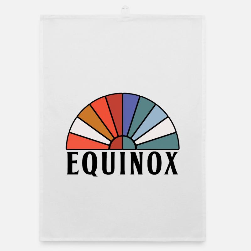 Equinox Happy Easter Ostara Pagan Organic dish towel