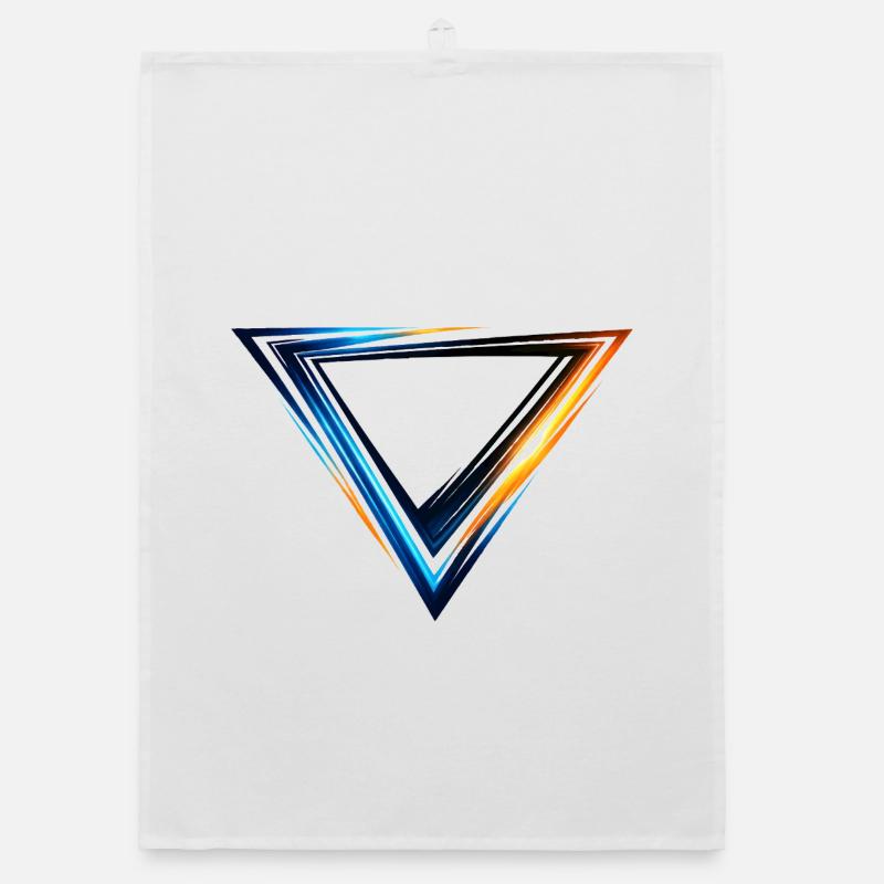 Leotard Design Triangle Sporty Modern Style Organic dish towel