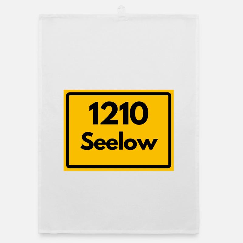 ANCIEN CODE POSTAL RETRO 1210 SEELOW HEIMAT Torchon bio