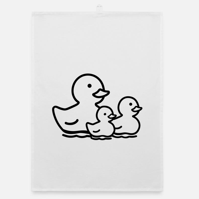 Duck Family Organic dish towel