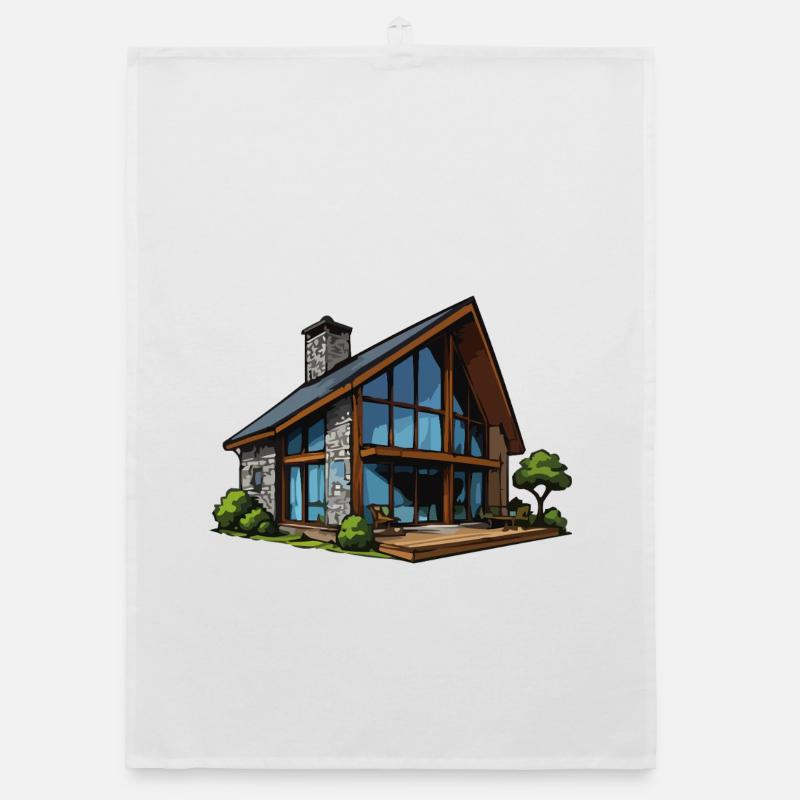 Chalet en bois à façade vitrée Torchon bio