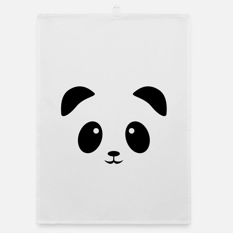 Panda Face Organic dish towel