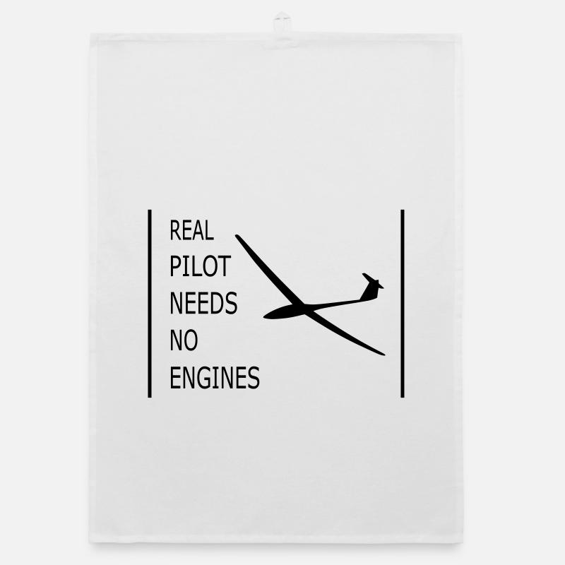 Segelflugzeug Organic Geschirrtuch