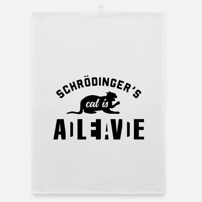 Schrödingers Katze Organic Geschirrtuch