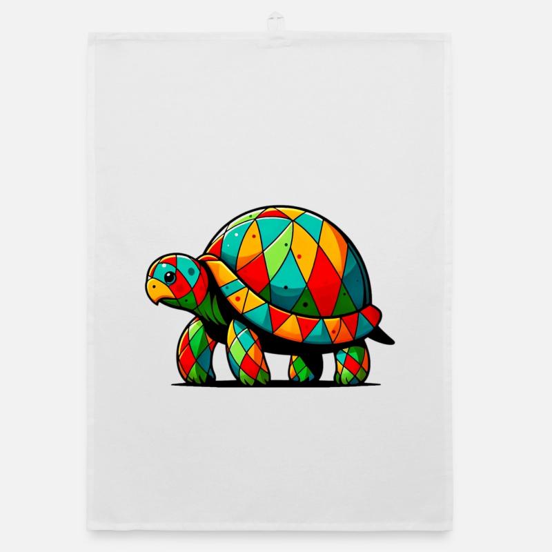 Harlequin Tortoise Organic dish towel