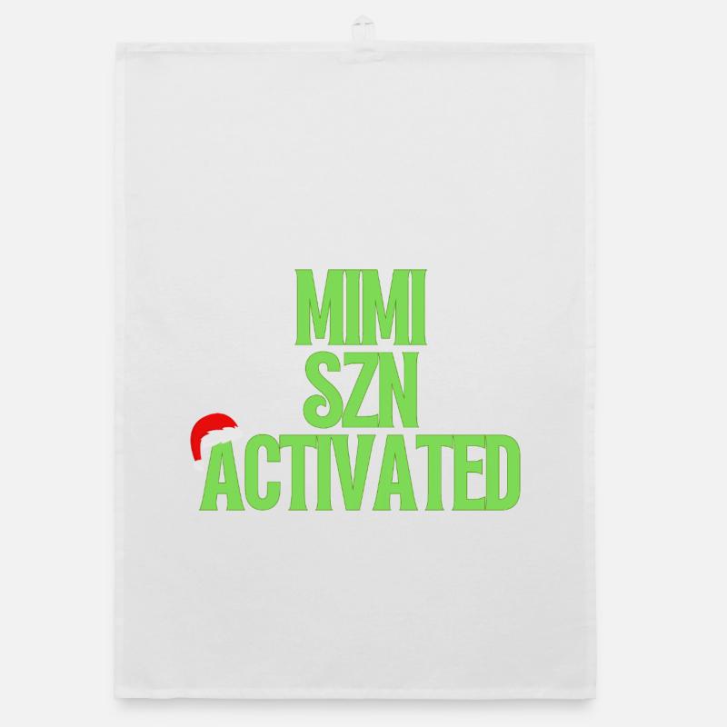 Mimi Szn activé - Conception de Noël Torchon bio