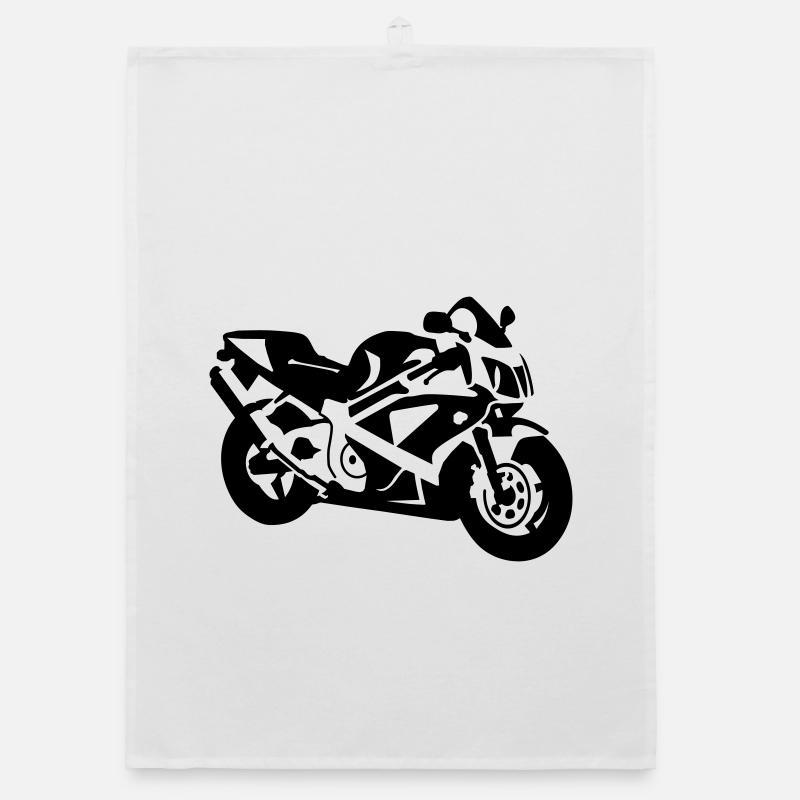 motorcycle Organic dish towel
